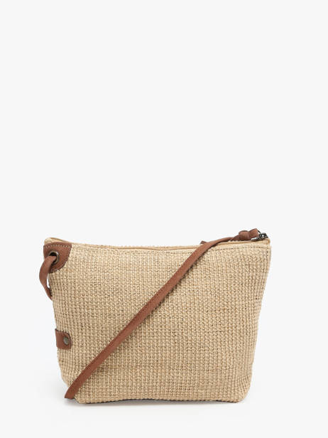 Cross Body Tas Over The Rainbow Raphia Le voyage en panier Beige over the rainbow PM457 ander zicht 4